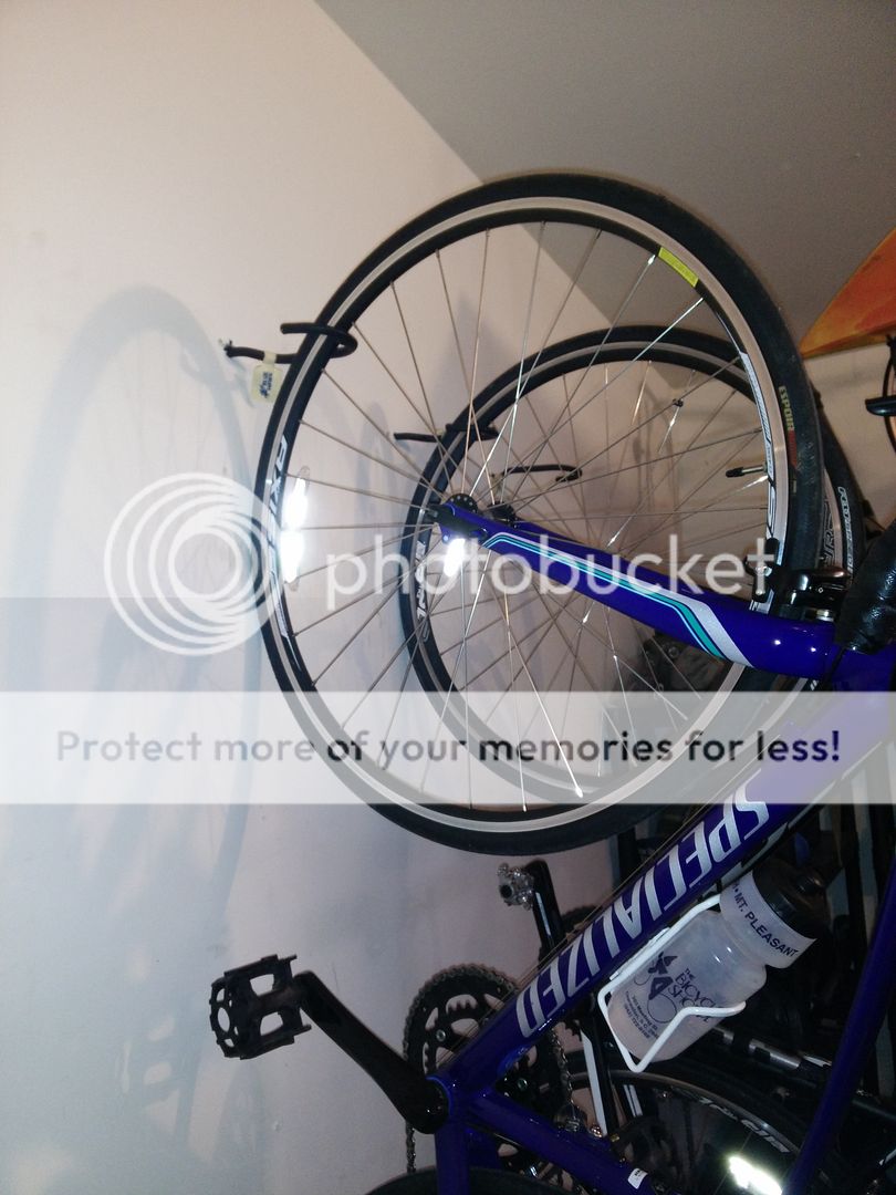 Storing bikes vertically Mountain Bike Reviews Forum